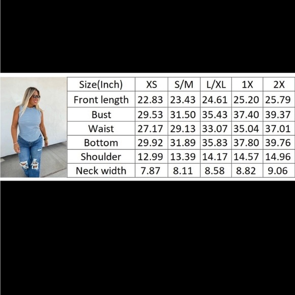 Bianca Ribbed Stripe Tank - 3 color options - Picture 8 of 9